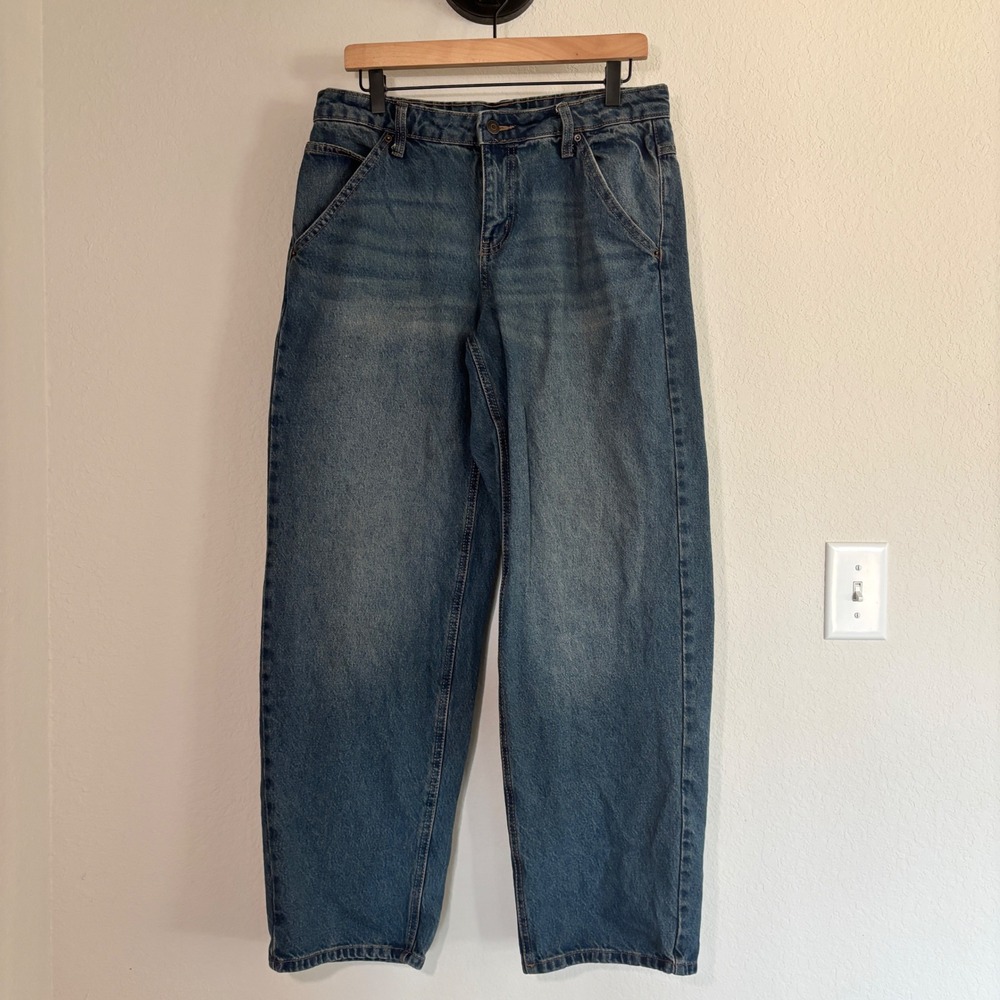 Wild Fable Jeans Relaxed Straight 6 100% Cotton Blue Denim Skater Streetwear